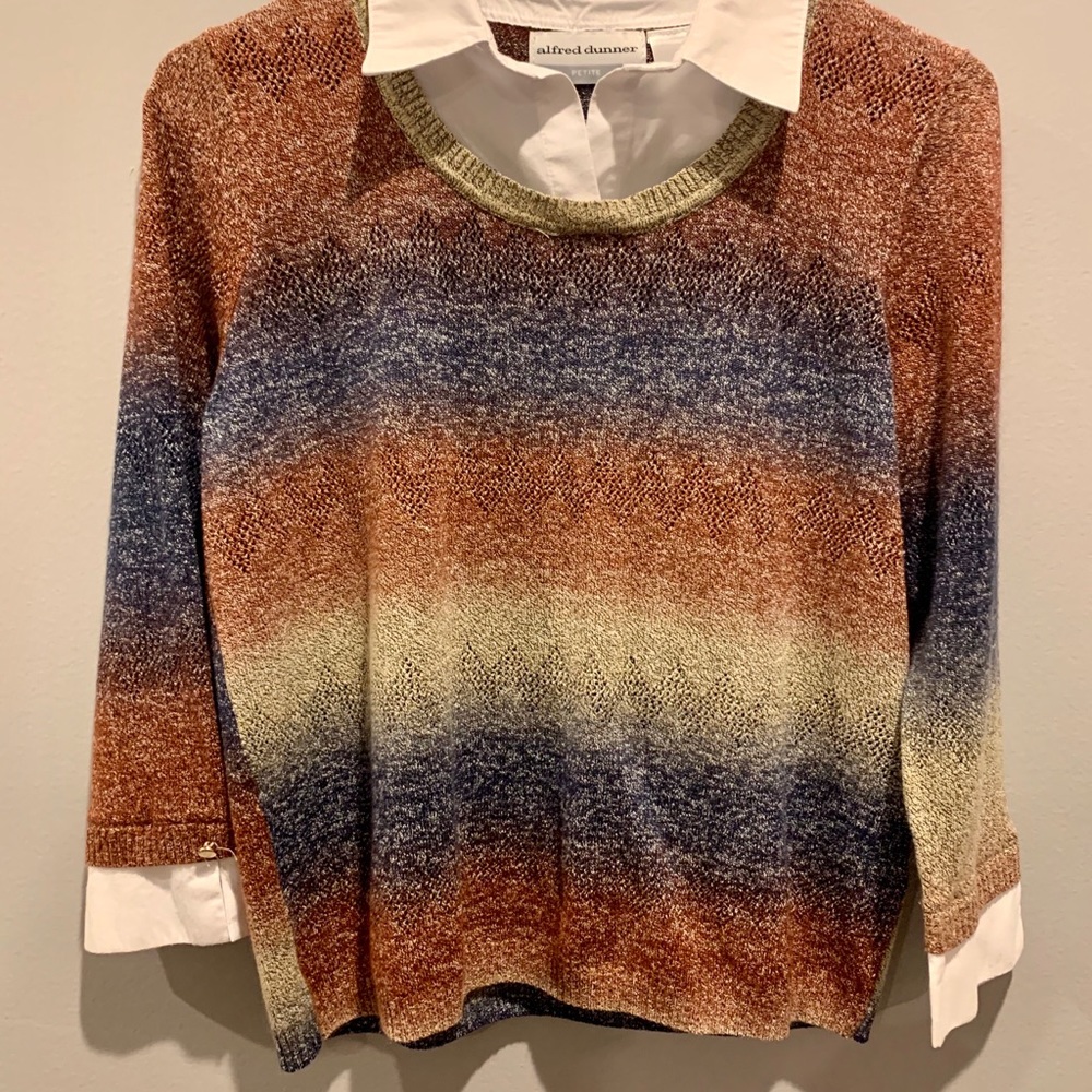 Alfred Dunner woman’s sweater, EUC, size MP
